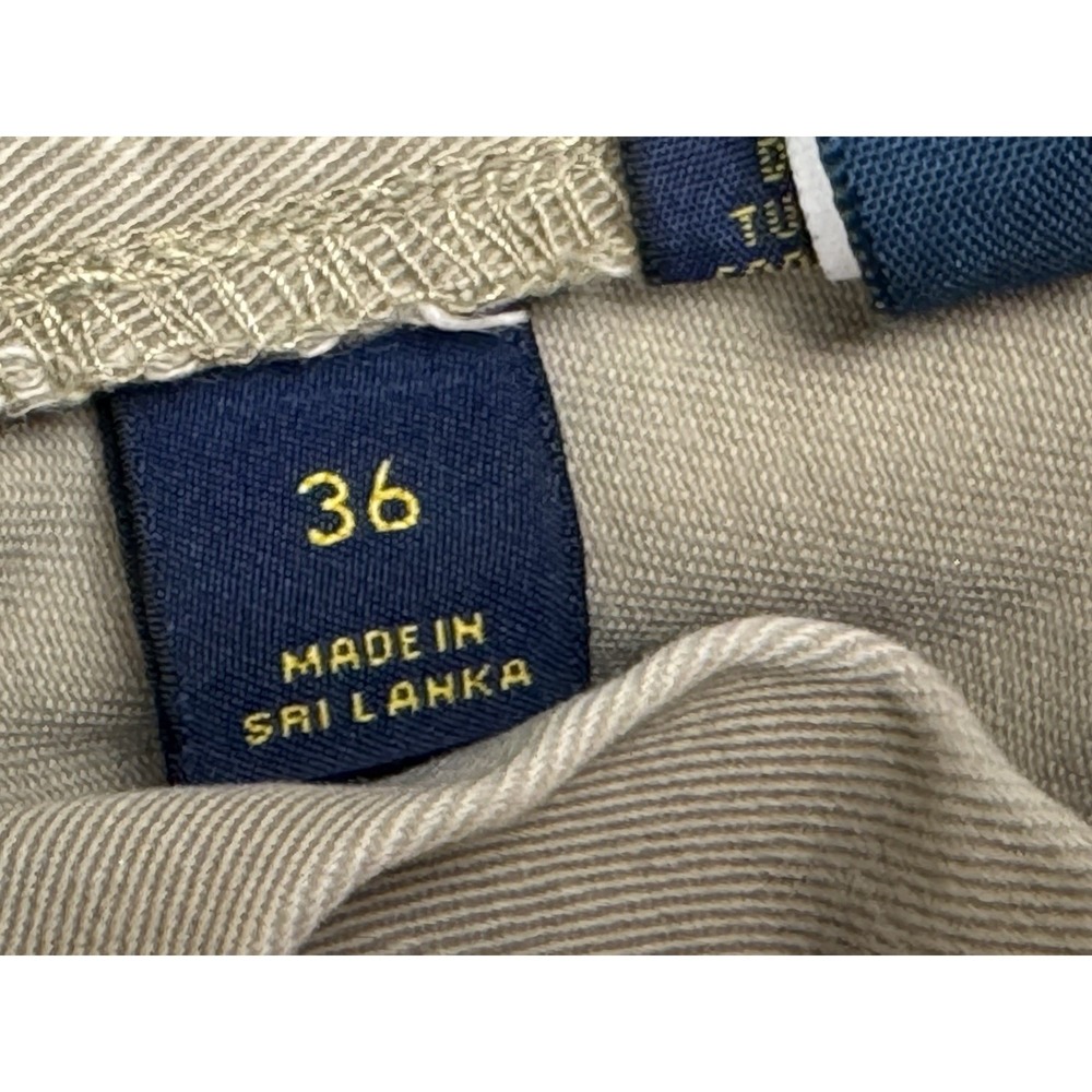 Polo Ralph Lauren Mens Khaki Chino Shorts Classic Fit Flat Front Size 36 - Picture 3 of 7